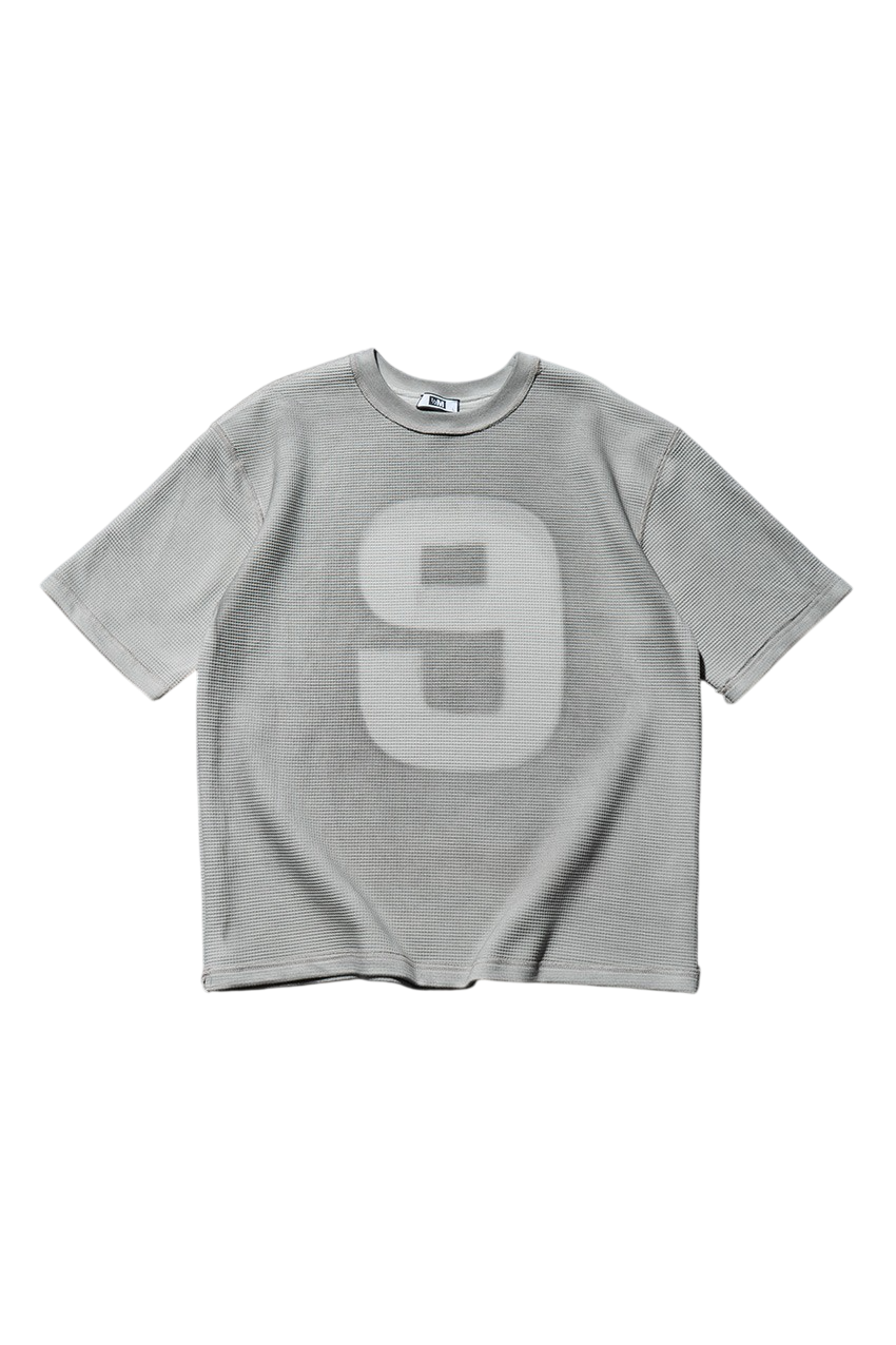 Urban 9 Waffle Gri Oversize Erkek Tişört