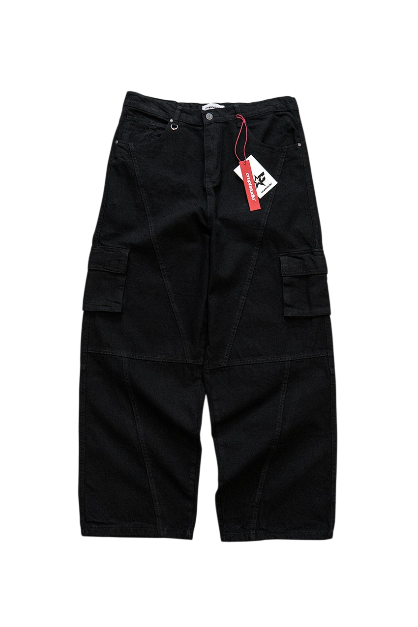 Crupt Archive Erkek Kargo Baggy Jean Pantolon
